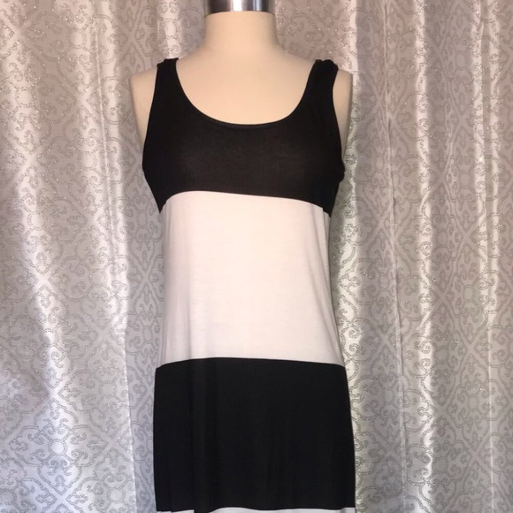 bar lll Black and white maxi dress - Picture 3 of 3